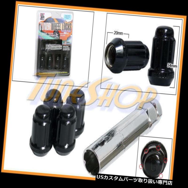 USナット 4 Gロックゴリラチューナーホイールラグナット5ポイントキー12X1.5 12 1.5 ACORN BLACK T 4 G LOCK GORILLA TUNER WHEEL LUG NUT 5 POINT KEY 12X1.5 12 1.5 ACORN BLACK T 【並行輸入品】