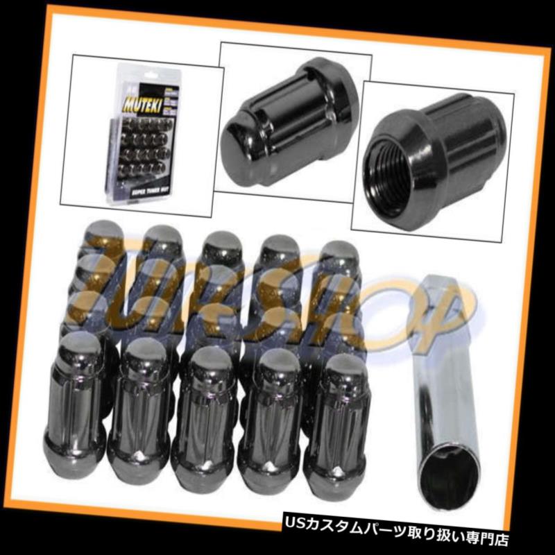 USナット MUTEKI CLOSE ENDスプラインチューナーロックラグナッツ12X1.5 M12 1.5 ACORNホイールリムT M MUTEKI CLOSE END SPLINE TUNER LOCK LUG NUTS 12X1.5 M12 1.5 ACORN WHEELS RIM TI M 【並行輸入品】