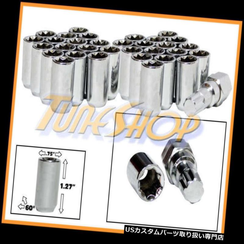 USナット 32チューナーホイールロックナッツ8ポイントキー12X1.5 12 1.5 ACORN OPEN END CHROME M 32 TUNER WHEEL LOCK LUG NUTS 8 POINT KEY 12X1.5 12 1.5 ACORN OPEN END CHROME M 【並行輸入品】｜カスタムパーツ WORLD倉庫
