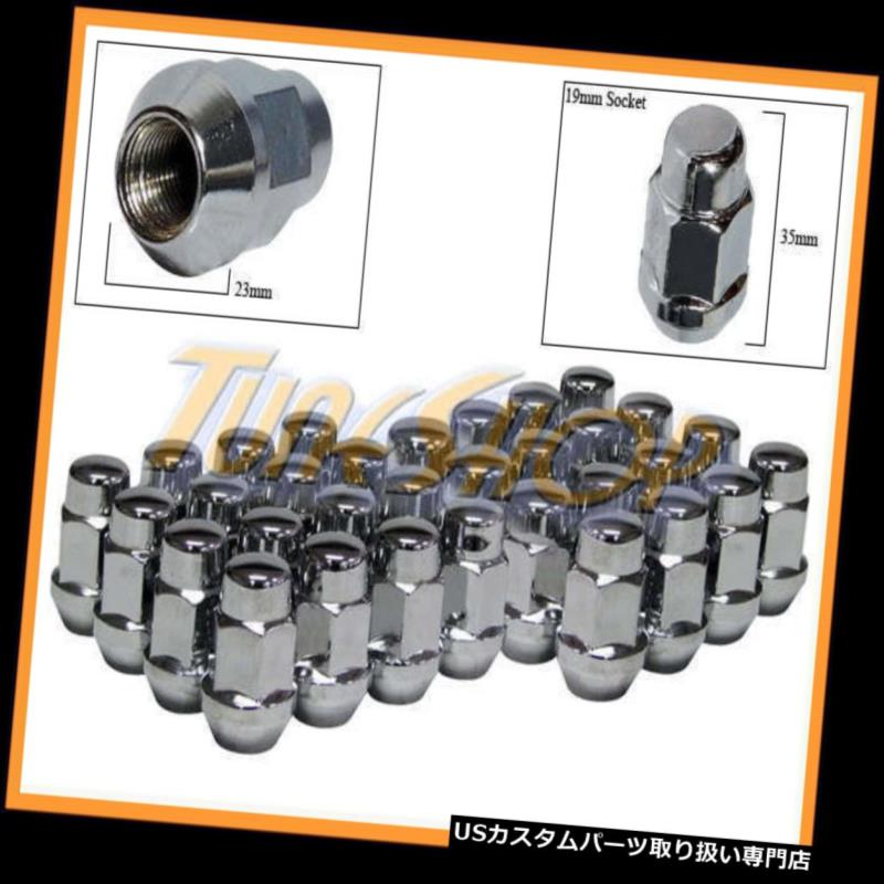 USナット 32 BULGE ACORNホイールリムラグナット12X1.5 M12 12 1.5クローズドエンドクローム19 HEX T 32 BULGE ACORN WHEELS RIMS LUG NUTS 12X1.5 M12 12 1.5 CLOSED END CHROME 19 HEX T 【並行輸入品】