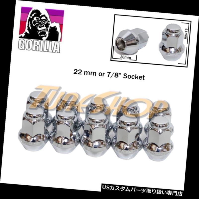 USナット 10 GORILLA EX大型シートファクトリーストックホイールラグナット9/16 \