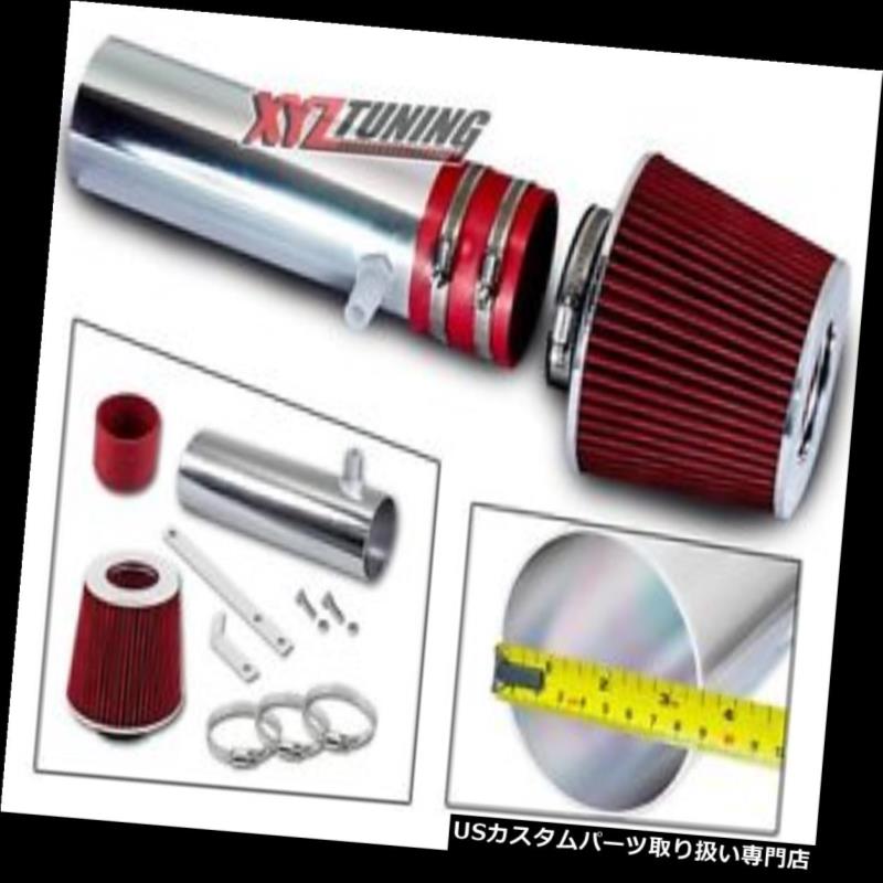 USエアインテーク インナーダクト 94-96 Roadmaster 5.7L V8のための赤い短いRam空気取り入れ口の誘導キット+フィルター RED Short Ram Air Intake Induction Kit + Filter For 94-96 Roadmaster 5.7L V8 【並行輸入品】