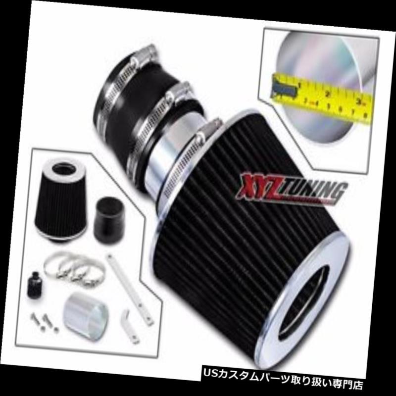 USエアインテーク インナーダクト BLACK 99-05 Jetta Golf Bettle TTショートラムエアインテークインダクションキット+フィルター3 \
