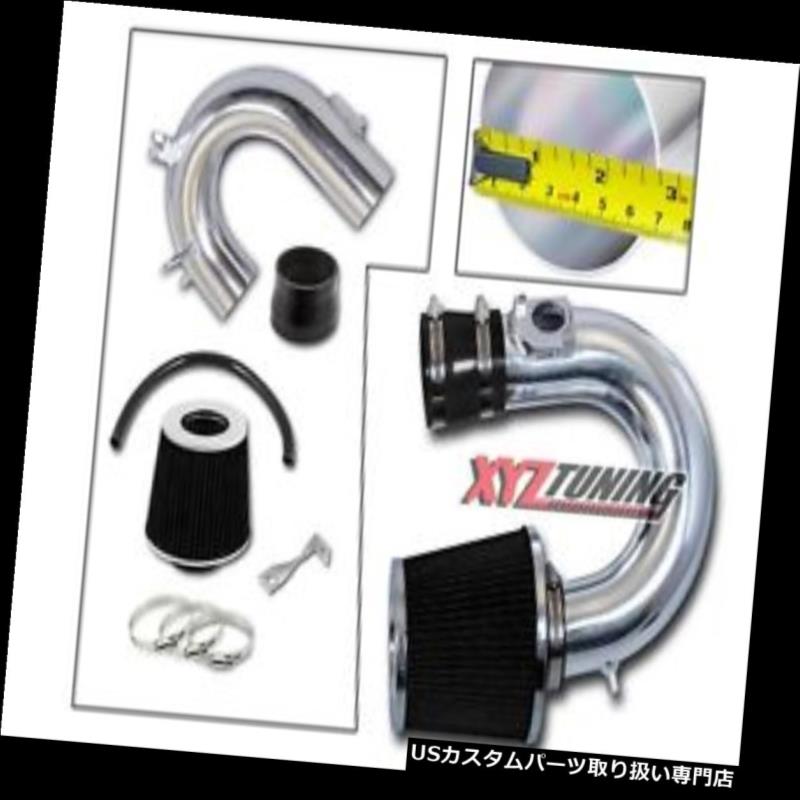 USエアインテーク インナーダクト JDM BLACK00-05セリカGTS 1.8Lショートラム吸気インテークキット+フィルター2.75 \