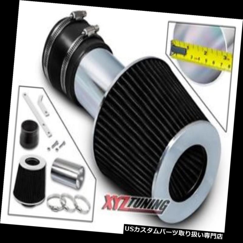 USエアインテーク インナーダクト ブラックショートラムエアインテークキット+ 00-05モンテカルロ/インパラ3.1L 3.4L V6用フィルター BLACK Short Ram Air Intake Kit +Filter For 00-05 Monte Carlo/Impala 3.1L 3.4L V6 【並行輸入品】