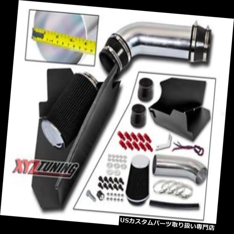 USエアインテーク インナーダクト 96-00 Silverado / Taho e / Suburban 5.0L / 5.7L用のブラックヒートシールド冷気取り入れ口 BLACK Heat Shield Cold Air Intake For 96-00 Silverado/Tahoe/Suburban 5.0L/5.7L 【並行輸入品】