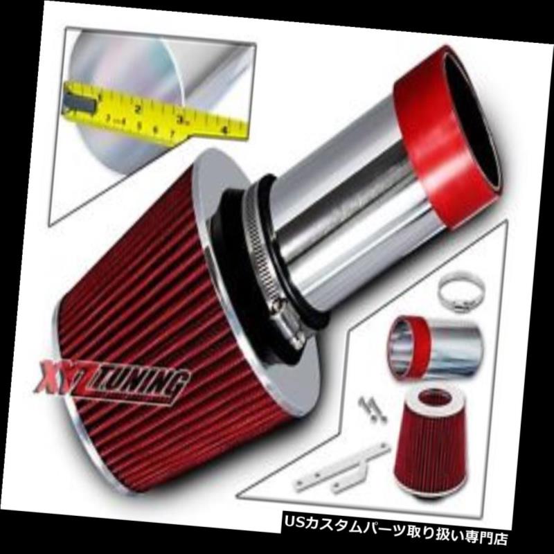 USエアインテーク インナーダクト 93-97視野3.3L / 3.5L V6のための赤い短いRam空気取り入れ口の誘導キット+フィルター RED Short Ram Air Intake Induction Kit + Filter For 93-97 Vision 3.3L/3.5L V6 【並行輸入品】