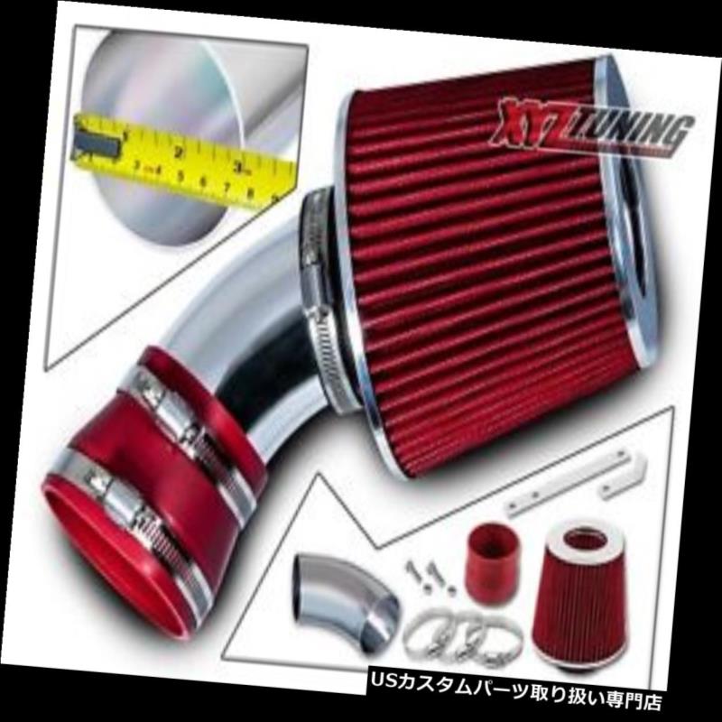 USエアインテーク インナーダクト 06-07ポンティアックG6 3.9L V6のための赤い短いラム空気取り入れ口の誘導キット+フィルター RED Short Ram Air Intake Induction Kit + Filter For 06-07 Pontiac G6 3.9L V6 【並行輸入品】