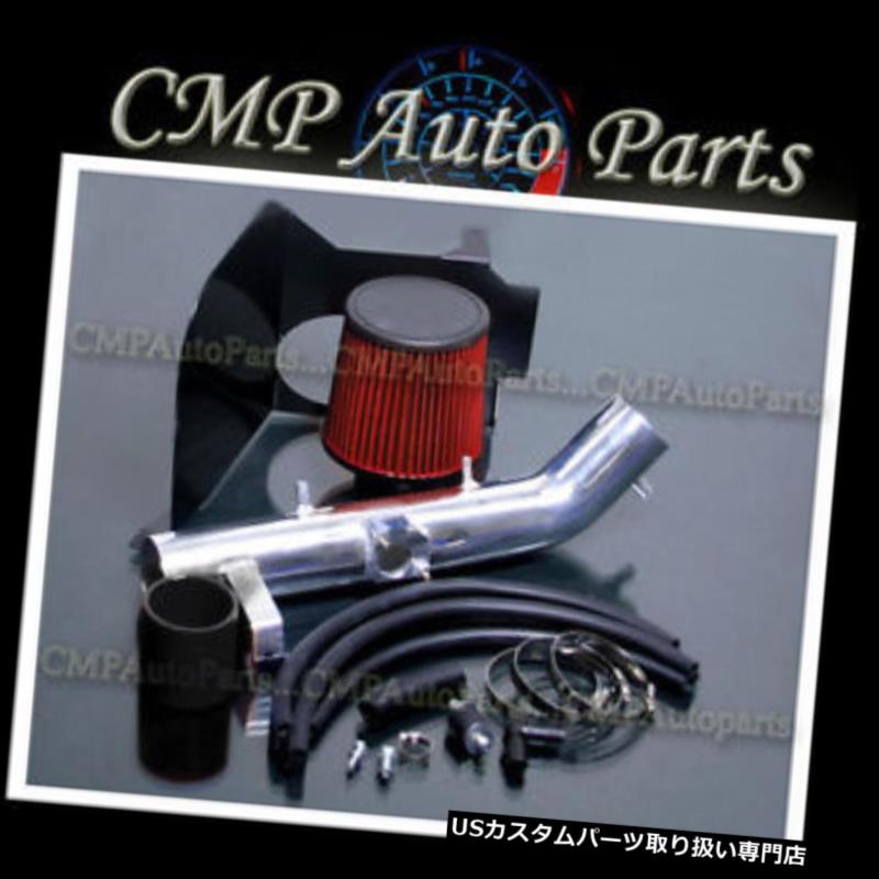 USエアインテーク インナーダクト 黒＆amp; A レッド1999-2004トヨタタコマ3.4 3.4L V6ヒートシールドエアインテークキット BLACK & RED 1999-2004 TOYOTA TACOMA 3.4 3.4L V6 HEATSHIELD AIR INTAKE KIT 【並行輸入品】