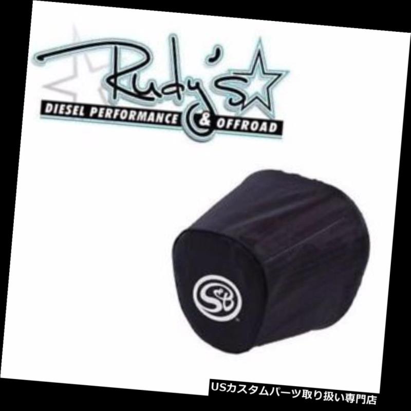 USエアインテーク インナーダクト S＆amp; B冷風インテークフィルターラップカバーWF1037 '13 - 15 6.7L Cumminsインテークキット S&B Cold Air Intake Filter Wrap Cover WF1037 For '13-15 6.7L Cummins Intake Kits 【並行輸入品】
