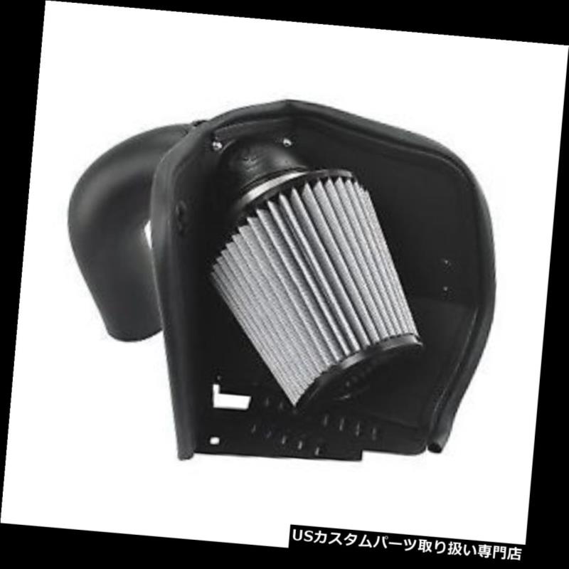 エアインテーク インナーダクト 2007.5-2012ダッジラム6.7Lカミンズ用AFEコールドエアインテークキットプロドライSフィルター AFE Cold Air Intake Kit Pro Dry S Filter for 2007.5-2012 Dodge Ram 6.7L Cummins 【並行輸入品】