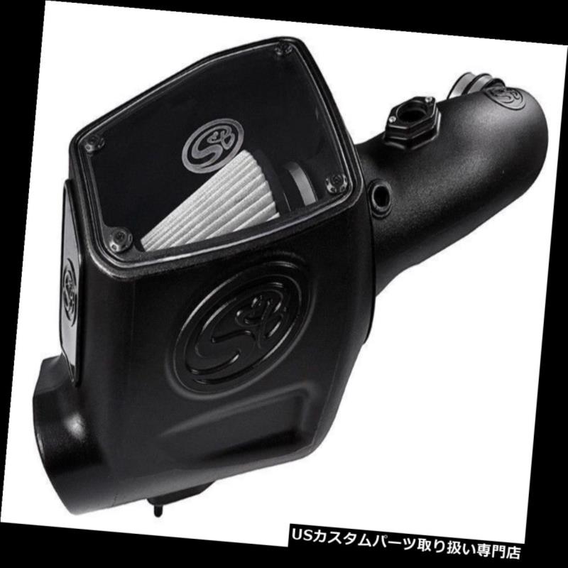 USエアインテーク インナーダクト S＆amp; Bコールドエアインテーク2008 Ford 6.4LパワーストロークディーゼルドライフィルターF250 F350 F450 S&B Cold Air Intake 2008 Ford 6.4L Powerstroke Diesel Dry Filter F250 F350 F450 【並行輸入品】