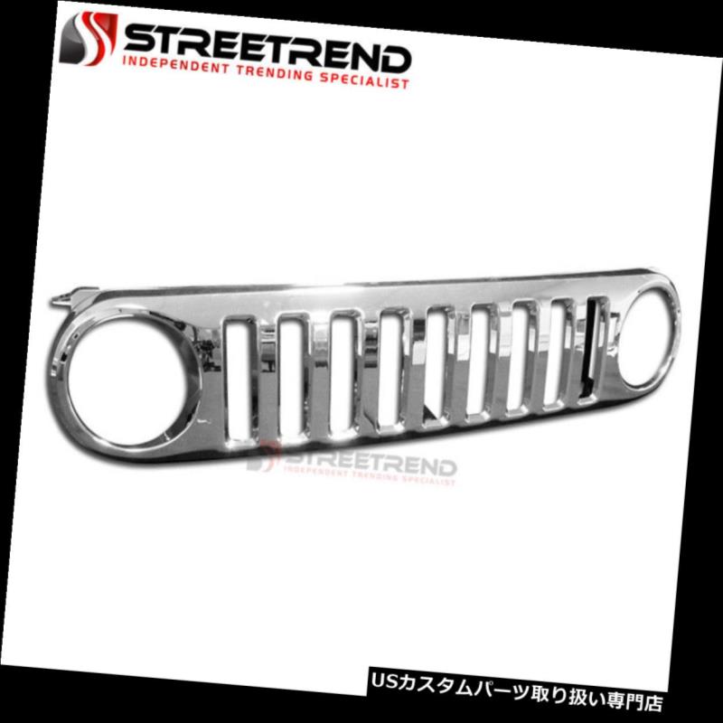 グリルガード 07 14トヨタfjクルーザークローム垂直的フロントフードバンパーグリルグリルガード For 07 14 Toyota Fj Cruiser Chrome Vertical Front Hood Bumper Grill Grille Guard Odeftg Com