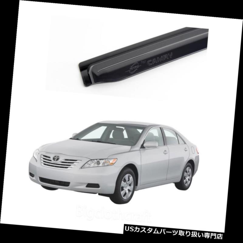 ベントバイザー ドアバイザー レインガード Toyota Camry 2007 2011用スモークサイドウィンドウベントバイザーデフレクターレインガード Smoked Side Window Vent Visors Deflectors Rain Guards for Toyota Camry 2007 2011 【並行輸入品】