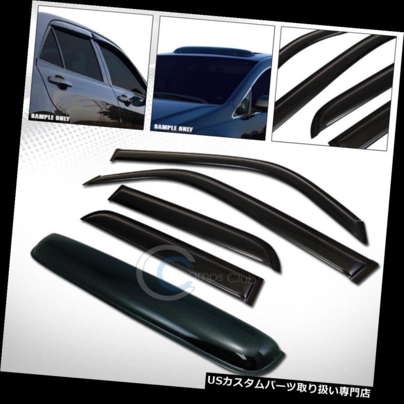 ベントバイザー ドアバイザー レインガード SMOKE SUN SHADE VENT WINDOW VISORS + 10-18 4RUNNERのためのSUNROOF MOON ROOF GUARD SMOKE SUN SHADE VENT WINDOW VISORS+SUNROOF MOON ROOF GUARD FOR 10-18 4RUNNER 【並行輸入品】