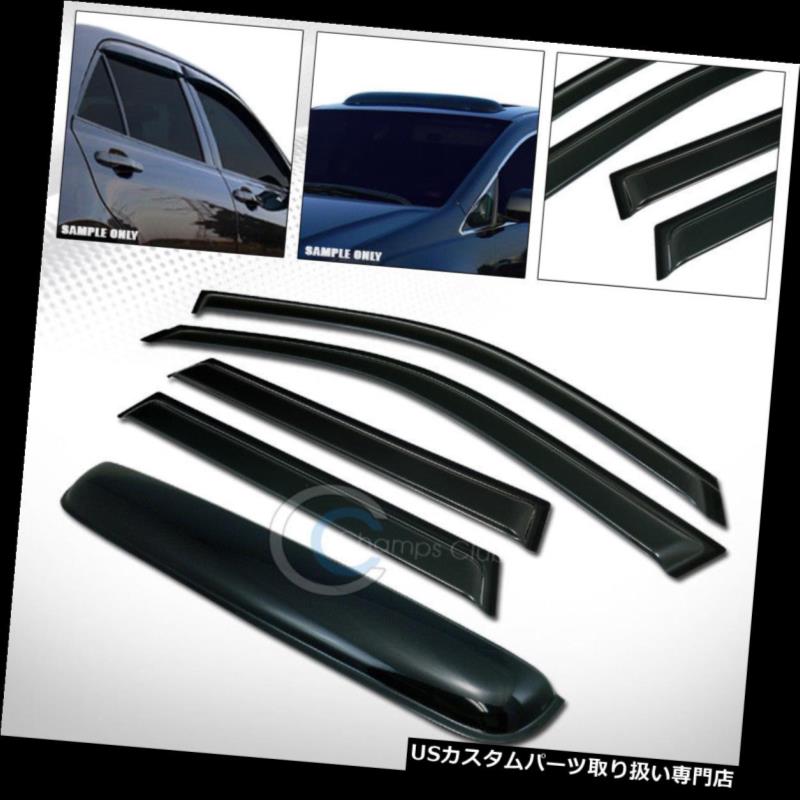 ベントバイザー ドアバイザー レインガード SMOKE SUN SHADE VENT WINDOW VISORS + 01-06 BMW X 5 E 53用SUNROOF MOON ROOF GUARD SMOKE SUN SHADE VENT WINDOW VISORS+SUNROOF MOON ROOF GUARD FOR 01-06 BMW X5 E53 【並行輸入品】