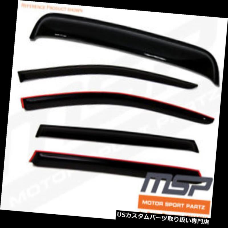 ベントバイザー ドアバイザー レインガード JDMアウトチャネルベントバイザー5本入り サンルーフGMC Envoy XL Only 02-09 JDM Out-Channel Vent Visors 5pcs Deflector & Sunroof GMC Envoy XL Only 02-09 【並行輸入品】