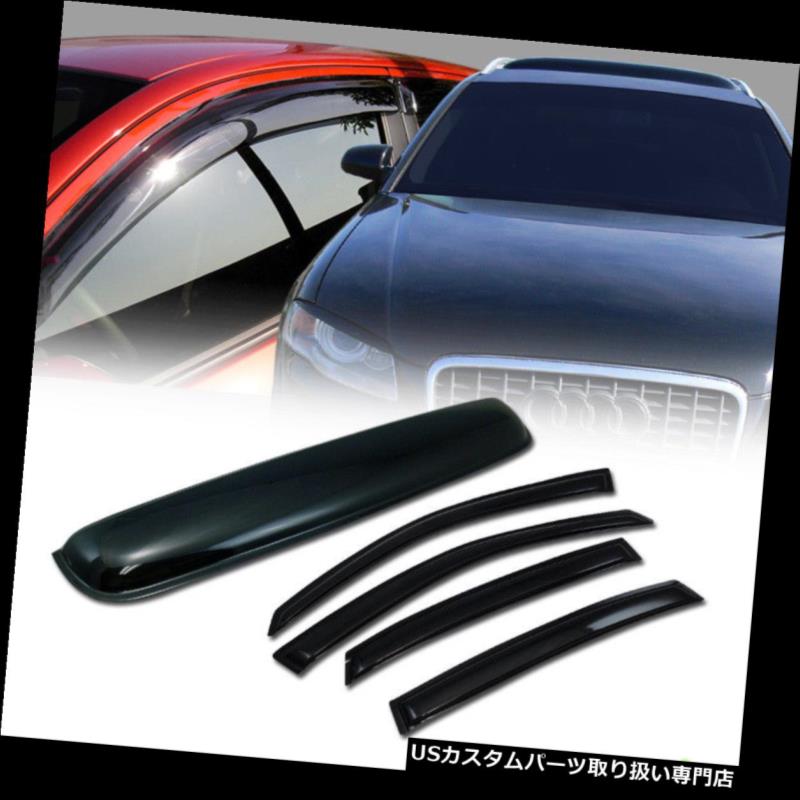 ベントバイザー ドアバイザー レインガード サンレインウィンドベントウィンドウバイザー+ Moonroof f Moonroofデフレクター00-05シボレーインパラ Sun Rain Wind Vent Window Visors+Moonroof Moon Roof Deflector 00-05 Chevy Impala 【並行輸入品】