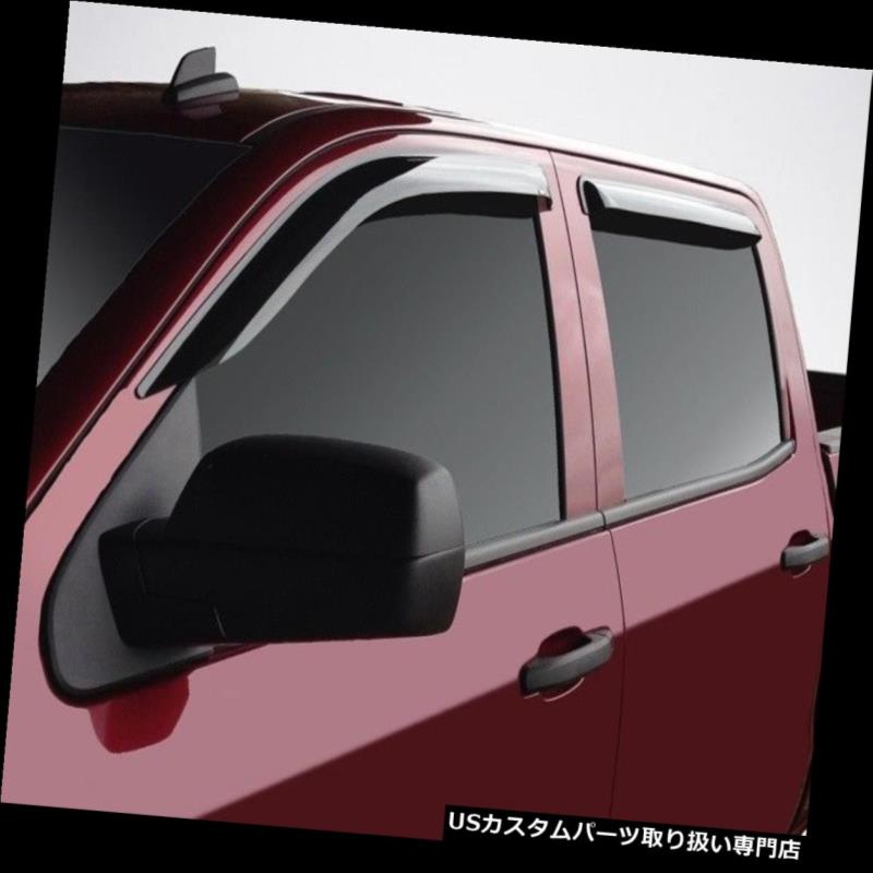ベントバイザー ドアバイザー レインガード 2014 - 2019年GMC Sierra 1500限定クルーキャブ用テープ式ベントバイザー Tape-On Vent Visors for 2014 - 2019 GMC Sierra 1500 Limited Crew Cab 【並行輸入品】 31,103円