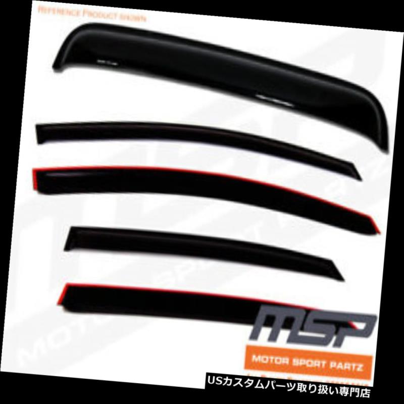 ベントバイザー ドアバイザー レインガード JDMインチャネルベントバイザー5本入り サンルーフシボレーエスカレード15-16 JDM In-Channel Vent Visors 5pcs Deflector & Sunroof Chevrolet Escalade 15-16 【並行輸入品】 26,956円