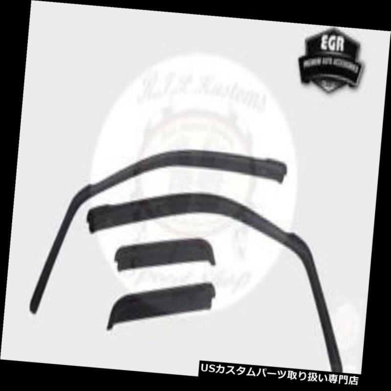 ベントバイザー ドアバイザー レインガード EGRスモークインチャンネルウィンドウバイザー4本セット2011-2017フォードエクスプローラー573631 EGR Smoke In-Channel Window Visor 4pc Set 2011-2017 Ford Explorer 573631 【並行輸入品】