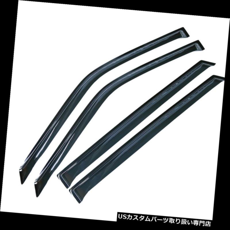 ベントバイザー ドアバイザー レインガード 4本の窓の排気口のバイザーの雨は鈴木XL7 2001-2006年の煙のための日曜日の風のトリムを守ります 4pcs Window Vent Visor Rain Guards Sun Wind Trim for Suzuki XL7 2001-2006 Smoke 【並行輸入品】