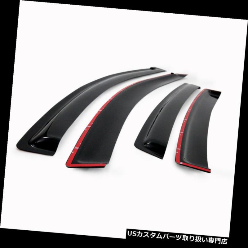 ベントバイザー ドアバイザー レインガード 2005-2007 2008年のウィンドウバイザー2008年2010年2011年2012年2013年2014年2015年トヨタタコマ Window Visor For 2005-2007 2008 2009 2010 2011 2012 2013 2014 2015 Toyota Tacoma 【並行輸入品】