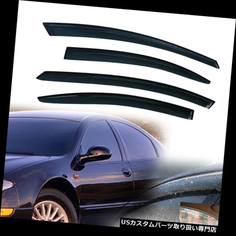 ベントバイザー ドアバイザー レインガード 4xベントウィンドウバイザーシェードレインガードFIT for Chrysler Concorde 1998-2004 US 4x Vent Window Visors Shades Rain Guards FIT for Chrysler Concorde 1998-2004 US 【並行輸入品】