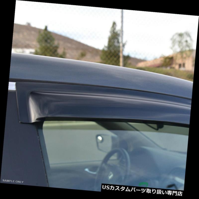 ベントバイザー ドアバイザー レインガード Topline 746756363302ウィンドウバイザーレインガードベントディフレクター4個セット - スモーク Topline 746756363302 Window Visors Rain Guard Vent Deflectors 4 Pieces - Smoke 【並行輸入品】