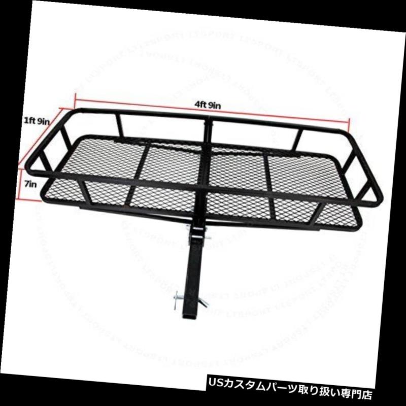 カーゴ ルーフ キャリア 60 "貨物運搬船折りたたみ式トラック車のトレーラーヒッチレシーバー荷物かご 60" Cargo Carrier Folding Truck Car Trailer Hitch Receiver Luggage Basket 【並行輸入品】|カスタムパーツ WORLD倉庫