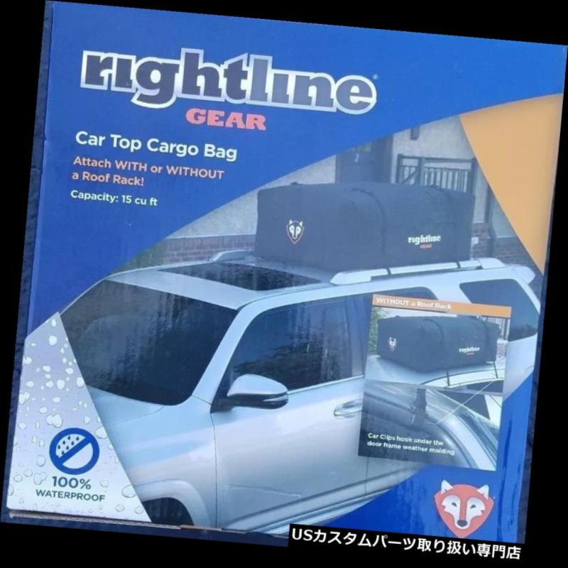 カーゴ ルーフ キャリア 車のSUV耐久性のある屋上旅行貨物バッグキャリアストラップ荷物防水ブラック Car SUV Durable Rooftop Travel Cargo Bag Carrier Straps Luggage Waterproof Black 【並行輸入品】
