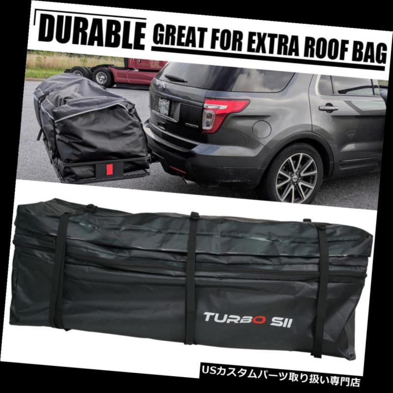 カーゴ ルーフ キャリア 48インチカー大型貨物キャリアバッグヒッチマウント荷物防水 tブラックG6X3 48" Car Large Cargo Carrier Bag Hitch Mount Luggage Water-Resistant Black G6X3 【並行輸入品】｜カスタムパーツ WORLD倉庫