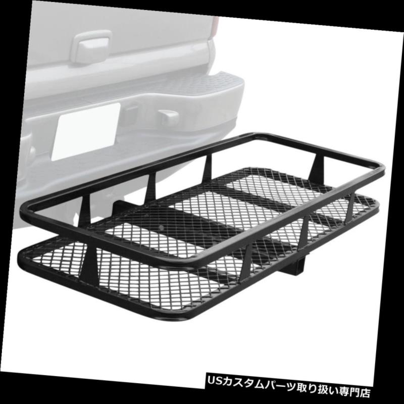 カーゴ ルーフ キャリア 59インチx 20.5インチ折りたたみ式ヒッチマウントカーカーゴキャリアマウントバスケットラゲッジラック 59\
