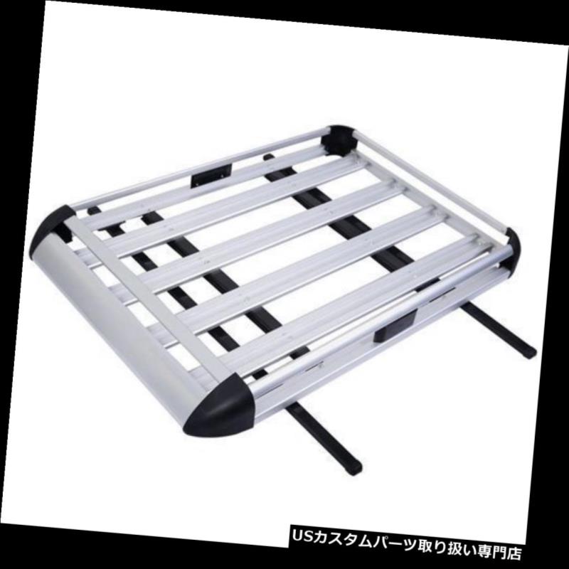カーゴ ルーフ キャリア 50 "x 38"アルミ車のルーフカーゴキャリア荷物バスケットラックトップw /クロスバー新しい 50"x38" Aluminum Car Roof Cargo Carrier Luggage Basket Rack Top w/Crossbars New 【並行輸入品】｜カスタムパーツ WORLD倉庫