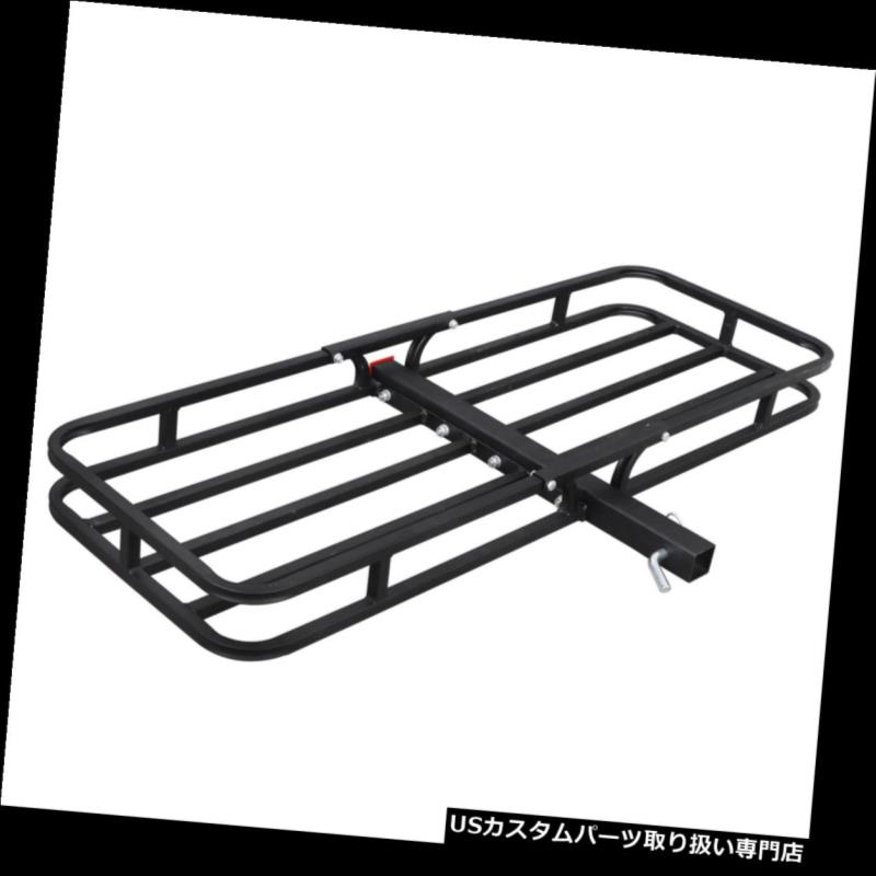 カーゴ ルーフ キャリア 53 "500ポンドの容量を持つヒッチマウント式スチール貨物キャリアバスケット 53" Hitched Mounted Steel Cargo Carrier Basket with a 500 lb Capacity 【並行輸入品】|カスタムパーツ WORLD倉庫