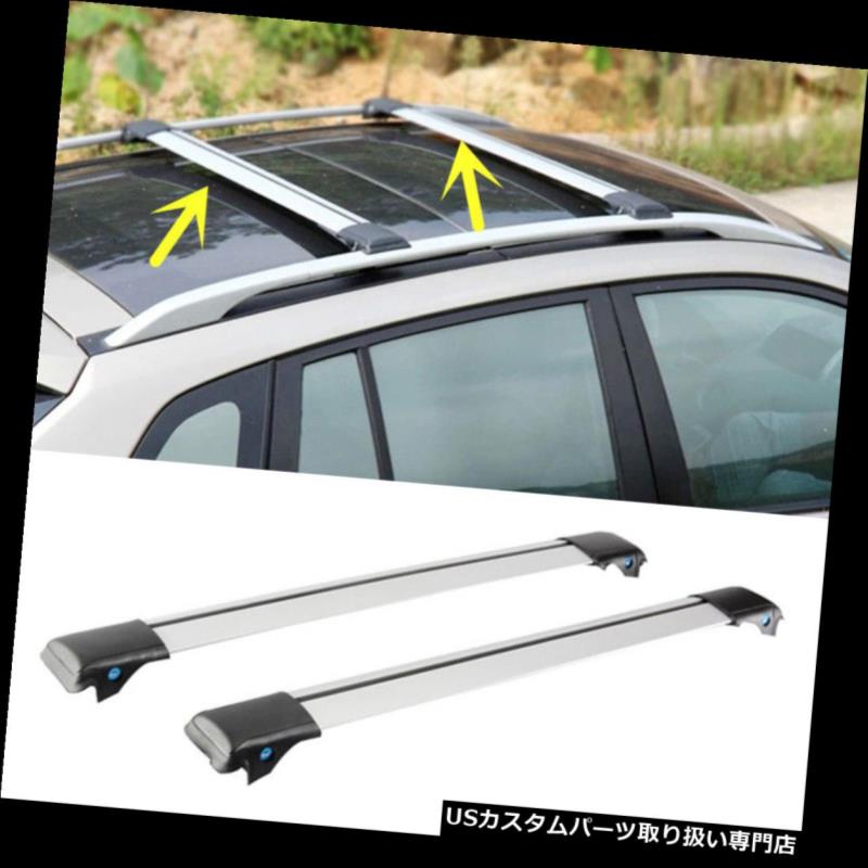 カーゴ ルーフ キャリア 三菱アウトランダー2010-16ルーフトップカーゴキャリアラゲッジラックアッパーレール用 For Mitsubishi Outlander 2010-16 Roof top Cargo Carrier Luggage Rack Upper Rails 【並行輸入品】｜カスタムパーツ WORLD倉庫 71,088円