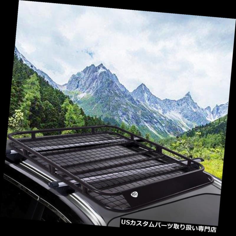 カーゴ ルーフ キャリア ユニバーサルオートルーフラックカーゴカートップラゲッジキャリアマウントトレイホルダースタンド Universal Auto Roof Rack Cargo Car Top Luggage Carrier Mount Tray Holder Stand 【並行輸入品】｜カスタムパーツ WORLD倉庫