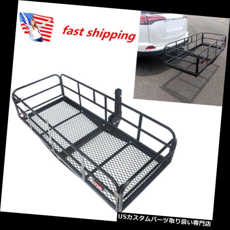 カーゴ ルーフ キャリア US 60 "スチールホームポータブル耐久性折りたたみ式貨物運搬船最大500ポンド黒 US 60"Steel Home Portable durability Folding Cargo Carrier Up to 500lbs Black 【並行輸入品】|カスタムパーツ WORLD倉庫