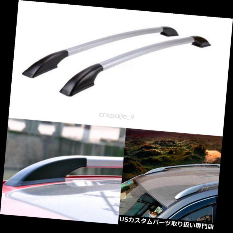 カーゴ ルーフ キャリア ブラック+シルバーカーカーゴルーフトップキャリアラック収納荷物フィットマツダ5 2008-15 Black+Silver Car Cargo Roof Top Carrier Rack Storage Luggage Fit Mazda 5 2008-15 【並行輸入品】