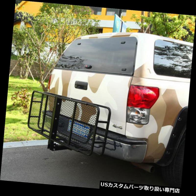 カーゴ ルーフ キャリア EZ-CC6016ヒッチマウント折りたたみ式貨物運搬船、防水バッグブラック EZ-CC6016 Hitch Mounted Folding Cargo Carrier with Waterproof Bag Black 【並行輸入品】|カスタムパーツ WORLD倉庫