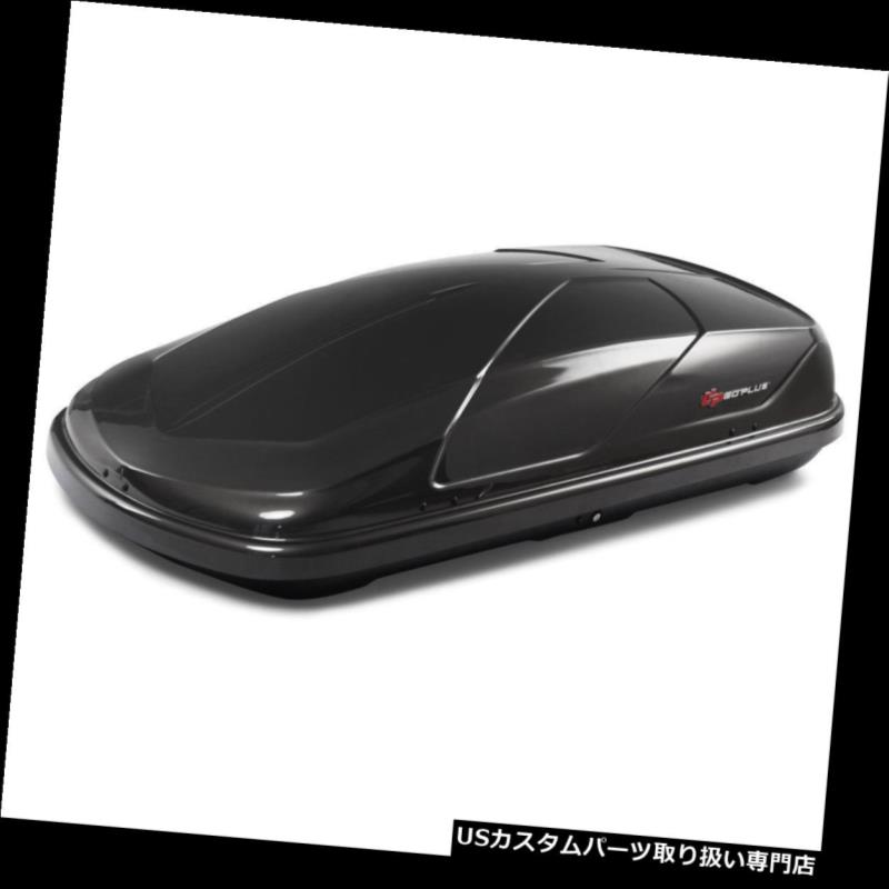 カーゴ ルーフ キャリア 14立方フィート貨物ボックス両面オープニングカールーフボックスラックマウントキャリアグレー 14 Cubic Feet Cargo Box Dual-sided Opening Car Roof Box Rack Mount Carrier Gray 【並行輸入品】