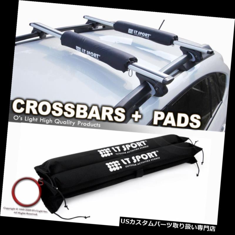 カーゴ ルーフ キャリア ルーフラックトップエアロダイナミッククロスバーラゲッジキャリアフィットアキュラロック+プロテクトパッド ROOF RACK TOP AERODYNAMIC CROSSBAR LUGGAGE CARRIER Fit Acura LOCK + PROTECT PAD 【並行輸入品】｜カスタムパーツ WORLD倉庫 50,754円