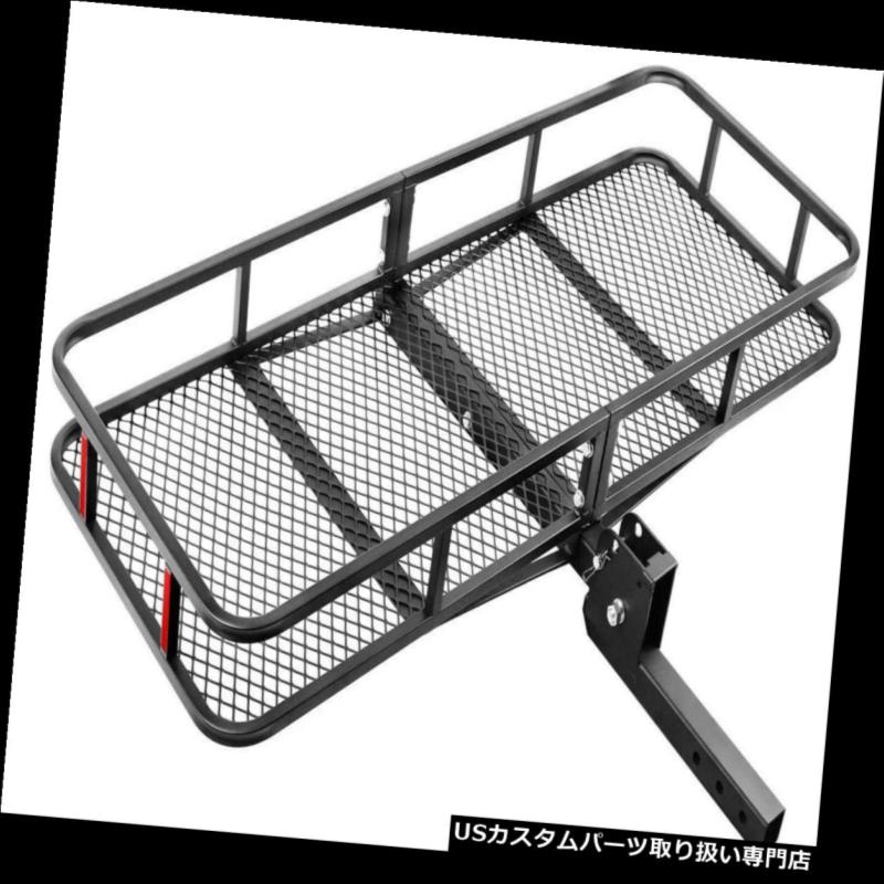 カーゴ ルーフ キャリア ヒッチマウント貨物バスケット折りたたみ貨物キャリア荷物バスケット60 "L x 24" W x 6 "H Hitch Mount Cargo Basket Folding Cargo Carrier Luggage Basket 60"L x 24"W x 6" H 【並行輸入品】｜カスタムパーツ WORLD倉庫