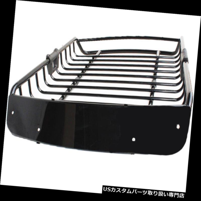 カーゴ ルーフ キャリア Techtongdaスチールルーフトップラックカーカーゴキャリアトラベリングバスケットブラック Techtongda Steel Roof Top Rack Car Cargo Carrier Traveling Basket Black 【並行輸入品】|カスタムパーツ WORLD倉庫