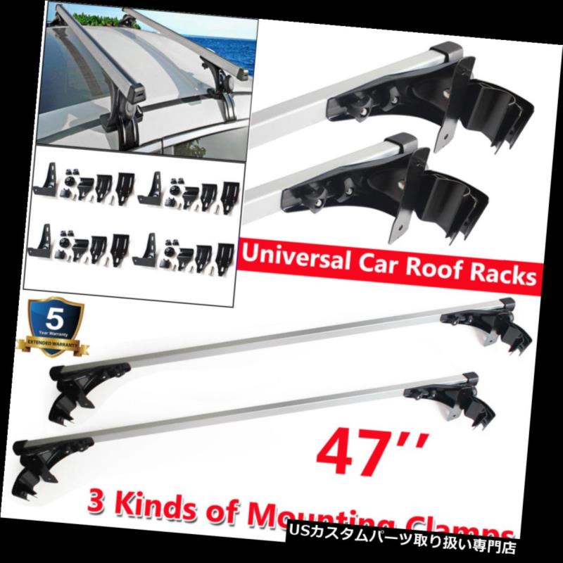 カーゴ ルーフ キャリア ルーフラッククロスバー120cmカートップ荷物カヤックカーゴキャリアアジャスタブル2PCS Roof Rack Crossbars 120cm Car Top Luggage Kayak Cargo Carrier Adjustable 2Pcs 【並行輸入品】｜カスタムパーツ WORLD倉庫