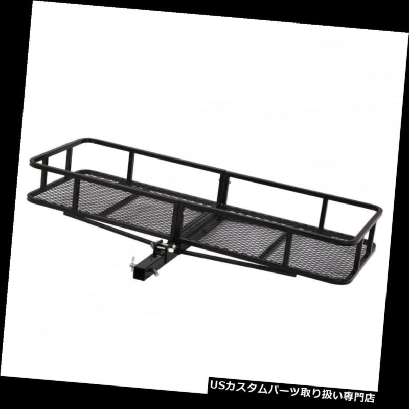 カーゴ ルーフ キャリア 60 "折りたたみ式貨物運搬船の荷物ラック運搬車または車のヒッチW / 2"受信機 60" FOLDING CARGO CARRIER LUGGAGE RACK TRUCK HAULER OR CAR HITCH W/2" RECEIVER 【並行輸入品】｜カスタムパーツ WORLD倉庫