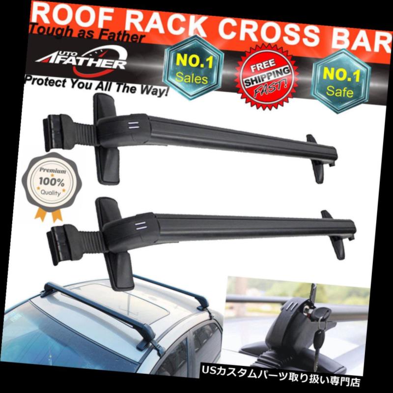 カーゴ ルーフ キャリア 調節可能な普遍的なアルミニウム車の上の屋根の十字架バーの荷物の貨物運送業者の棚 Universal Aluminum Car Top Roof Cross Bars Luggage Cargo Carrier Rack Adjustable 【並行輸入品】｜カスタムパーツ WORLD倉庫