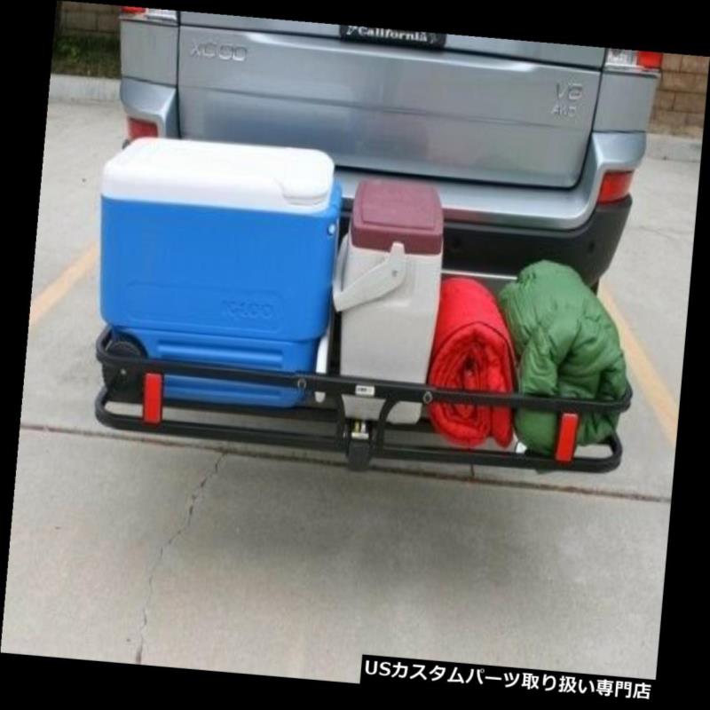 カーゴ ルーフ キャリア 500 lb 51-1 / 2 "x 17-1 / 2" x 4 "2"ヒッチUSA用カーゴキャリアラゲッジラック 500lb 51-1/2" x 17-1/2" x 4" Vehicle Cargo Carrier Luggage Rack for 2" Hitch USA 【並行輸入品】|カスタムパーツ WORLD倉庫