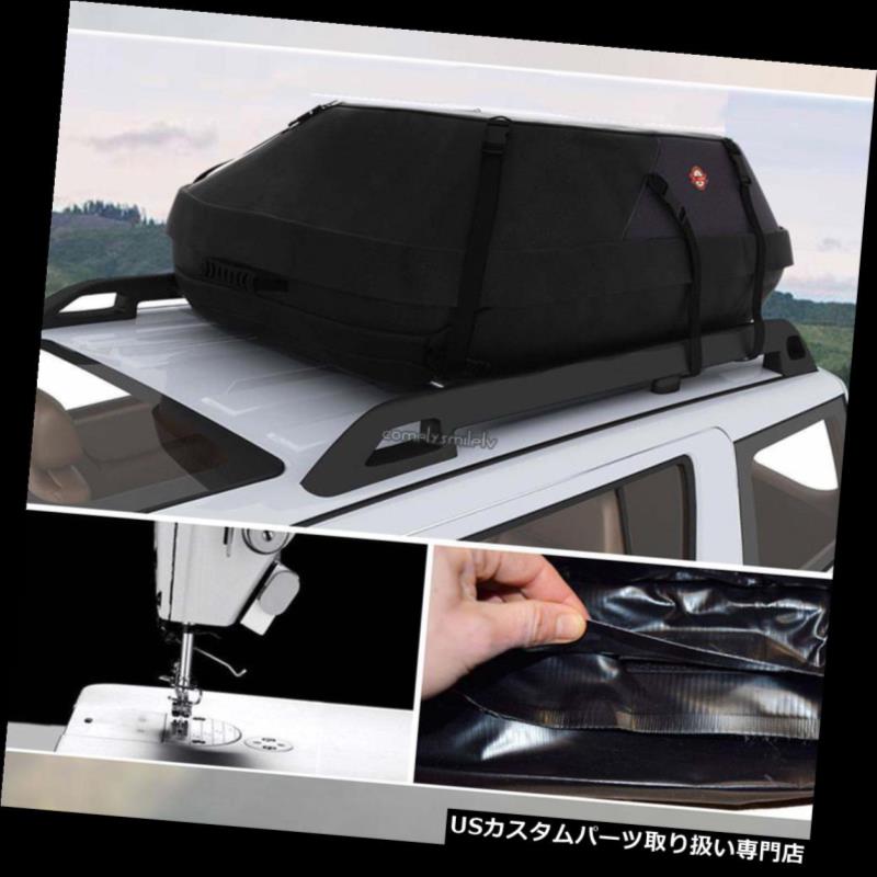 カーゴ ルーフ キャリア 防水貨物ルーフトップカー、バン、トラック旅行荷物キャリアワイドストラップバッグ Waterproof Cargo Roof Top Car, Van, Truck Travel Luggage Carrier Wide Strap Bag 【並行輸入品】|カスタムパーツ WORLD倉庫