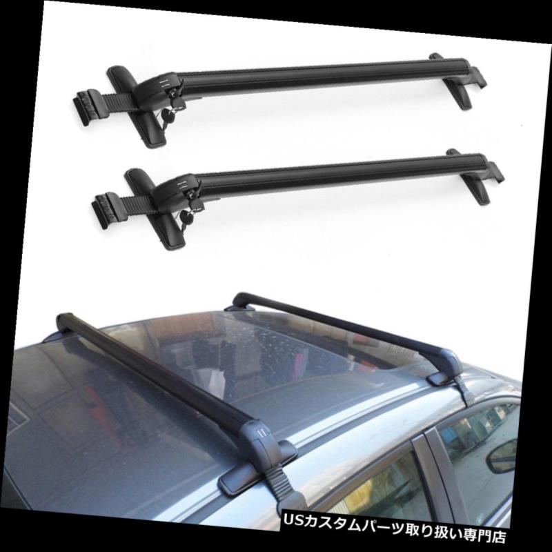 カーゴ ルーフ キャリア ユニバーサルアルミカートップルーフクロスバーラゲッジカーゴキャリアラックアジャスタブル UNIVERSAL ALUMINUM CAR TOP ROOF CROSS BAR LUGGAGE CARGO CARRIER RACK ADJUSTABLE 【並行輸入品】|カスタムパーツ WORLD倉庫